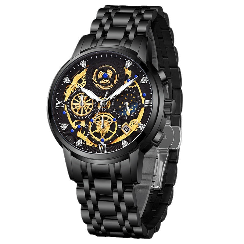 New Fashion Mens Watch Stainless Steel Top Brand Luxury