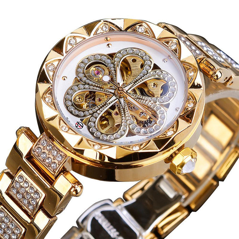 European And American Ladies Fashion Casual Rhinestone