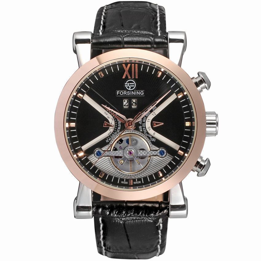 Watch Flywheel Men's Automatic Mechanical Watch Belt