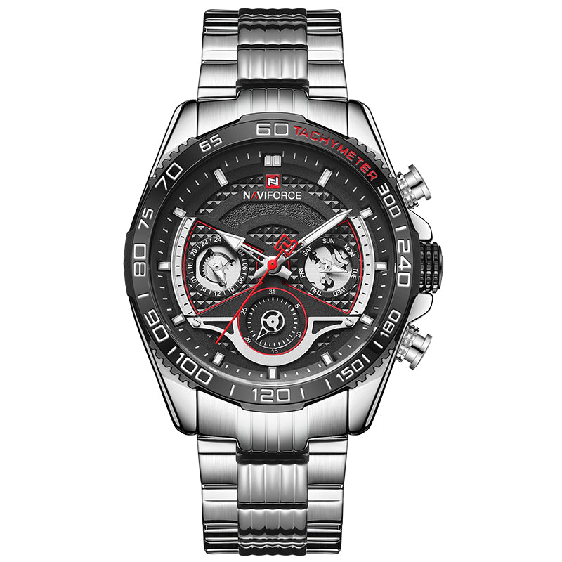 Lingxiang 9185 Men'S Watch Six-Pin Steel Band Watch