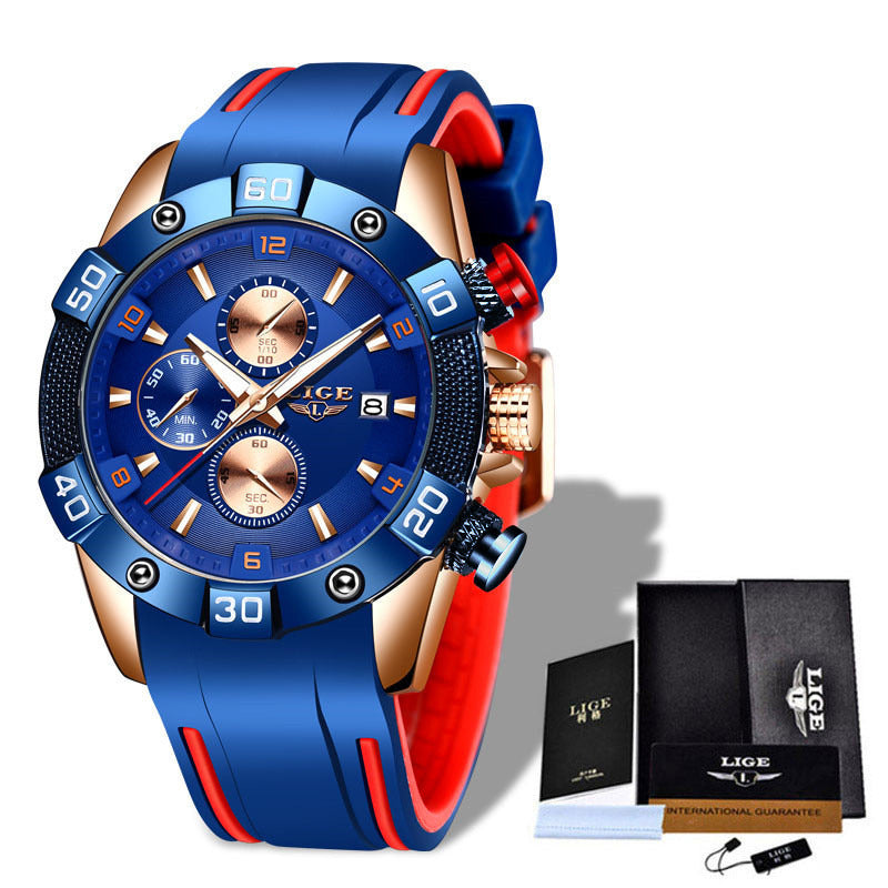 Multifunctional Waterproof Foreign Explosive Quartz Watch