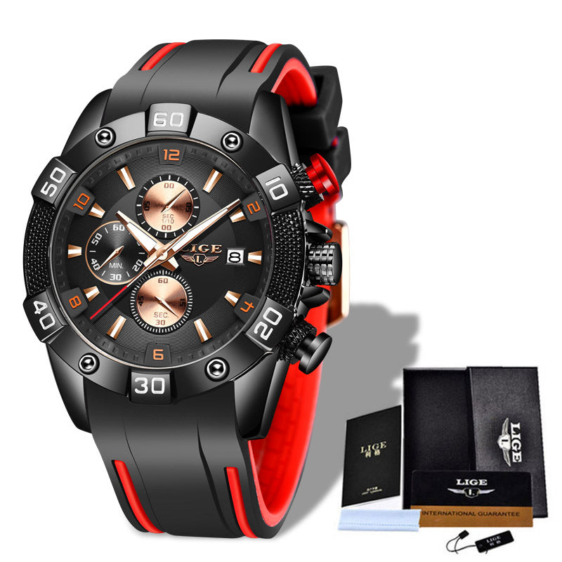 Multifunctional Waterproof Foreign Explosive Quartz Watch