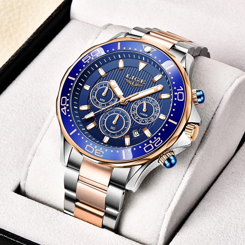 Men's Quartz Watch Multifunction Chronograph
