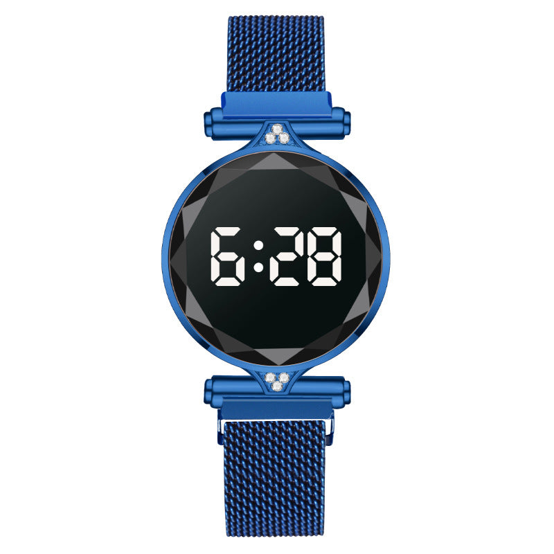 Led White Light Magnetic Electronic Watch