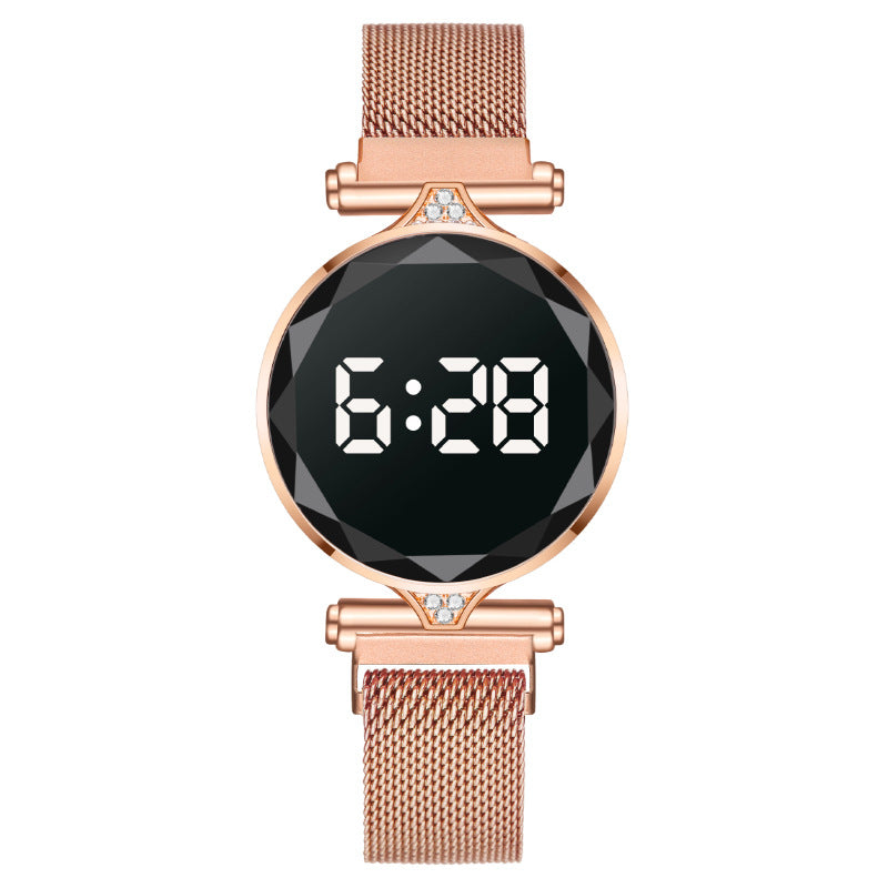 Led White Light Magnetic Electronic Watch