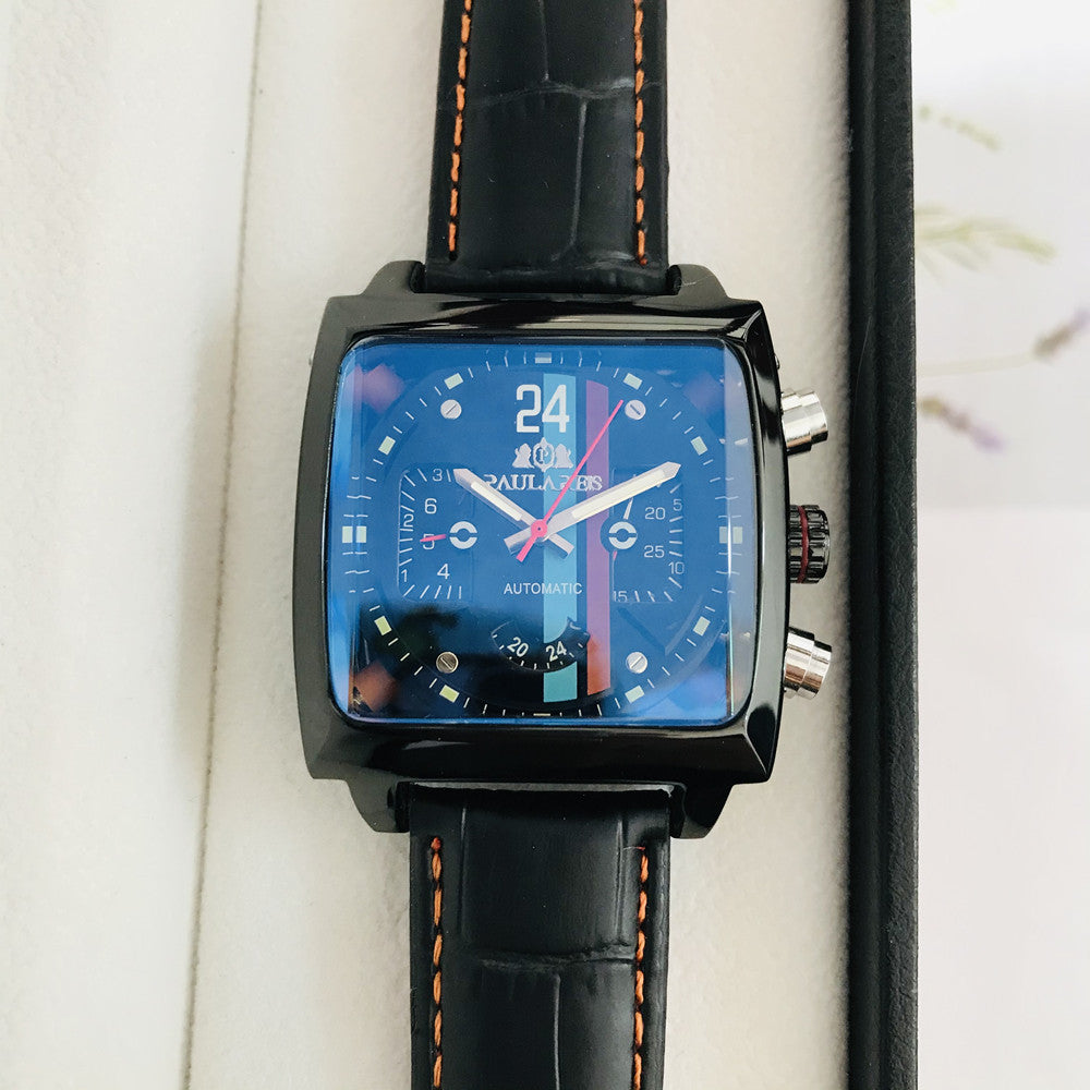 Automatic Self Wind Mechanical Genuine Leather