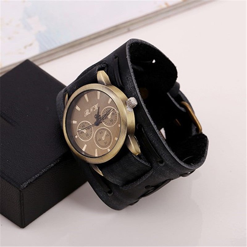 Accessories Foreign Trade Watches Retro Cowhide Watches