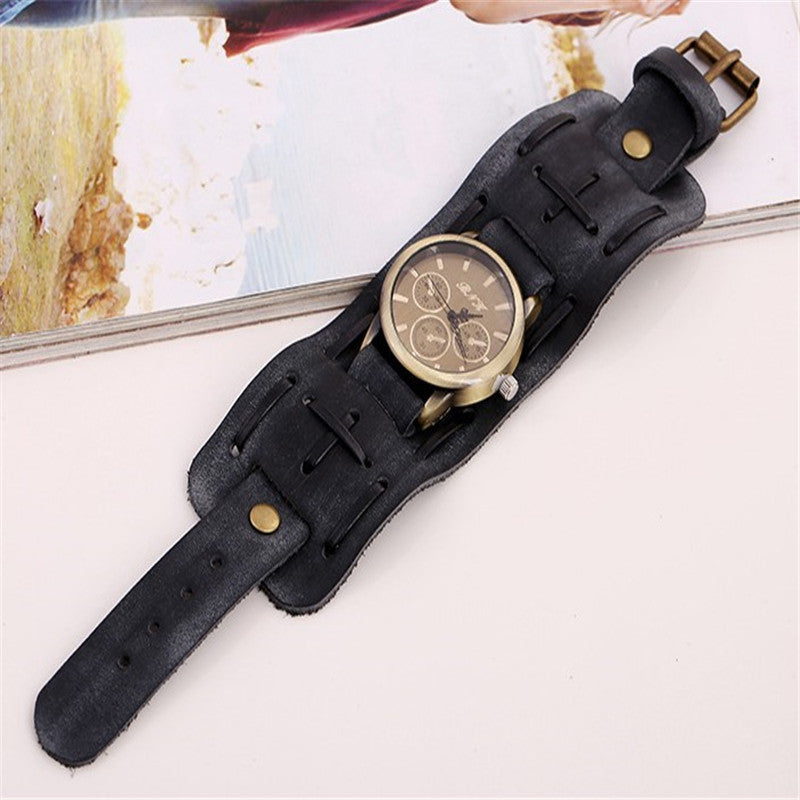 Accessories Foreign Trade Watches Retro Cowhide Watches