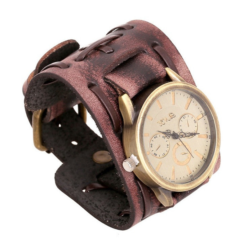 Accessories Foreign Trade Watches Retro Cowhide Watches