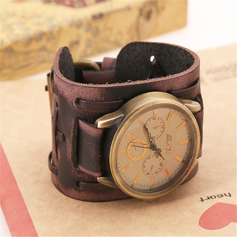 Accessories Foreign Trade Watches Retro Cowhide Watches