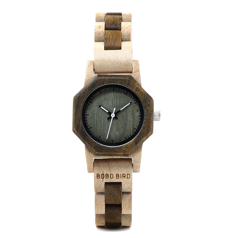 Fashion Retro Simple Ladies Wooden Watch