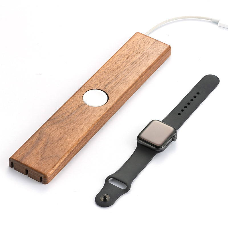 Watch Charger Solid Wood Base