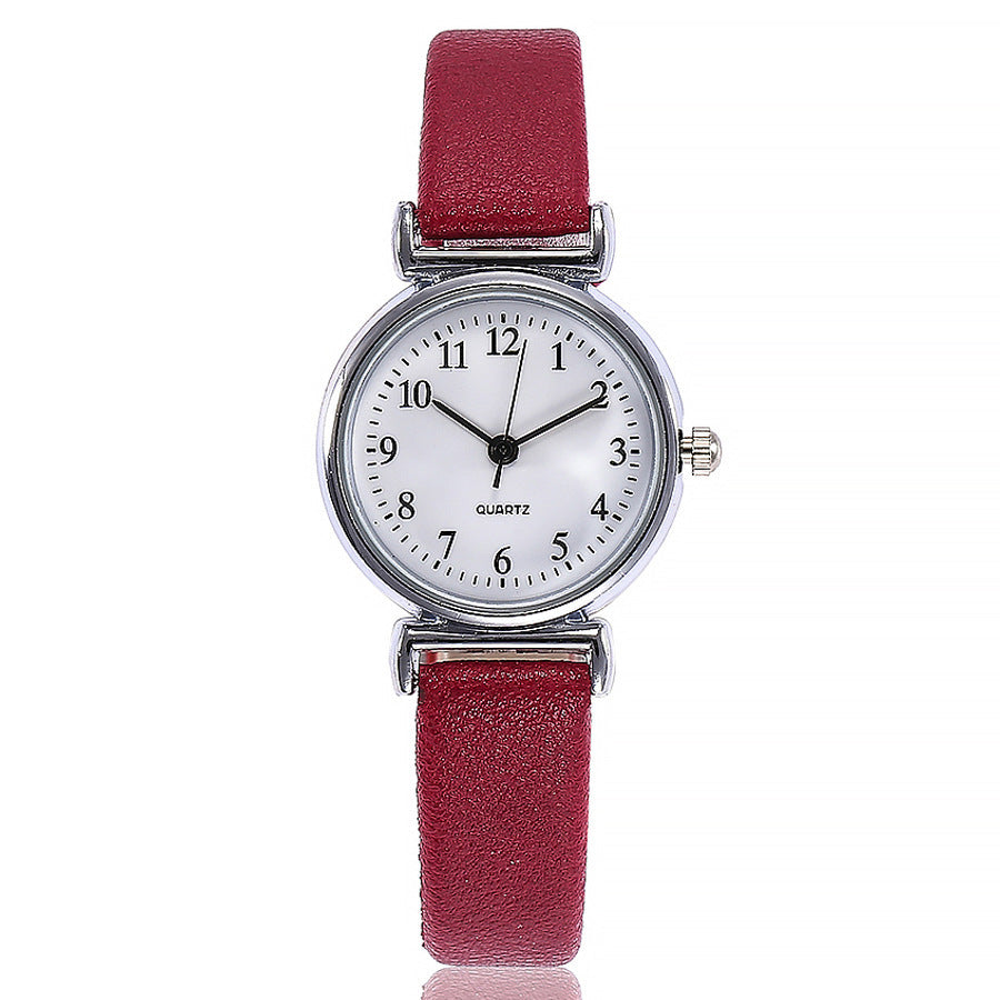 Classic Women's Casual Quartz Leather Band Strap Watch