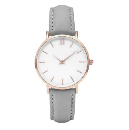 Simple Fashion Bar Nail Scale Leisure Belt Quartz Watch