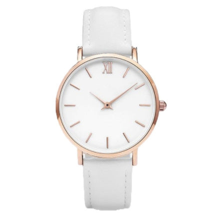 Simple Fashion Bar Nail Scale Leisure Belt Quartz Watch