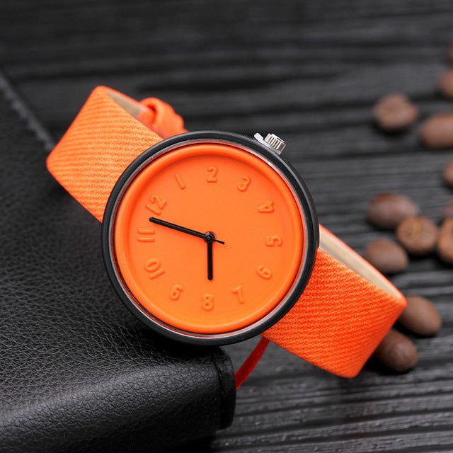 Fashion Women's Watch Leather Ladies Watch Women's Candy Watch