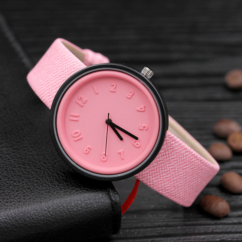 Fashion Women's Watch Leather Ladies Watch Women's Candy Watch