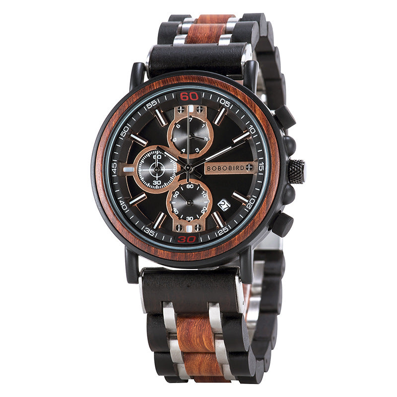 Youth Nightclub Fashion Cool Trend Business Wooden Watch