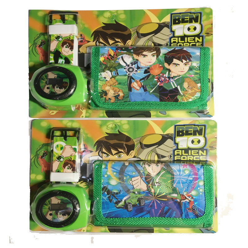 Electronic Watch Cartoon Watch Wallet Set 61 Children