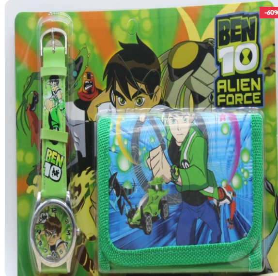 Electronic Watch Cartoon Watch Wallet Set 61 Children