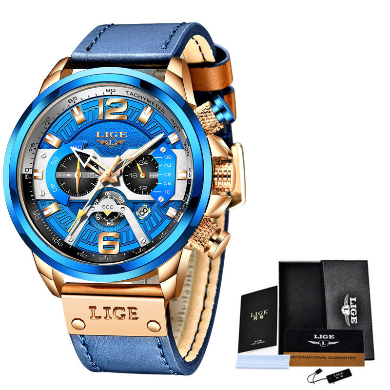 LIGE Multifunction Sports Watch Waterproof