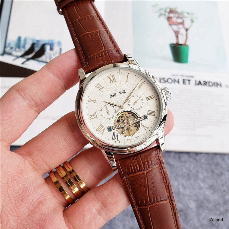 Watch Tourbillon Five-Hand Watch Casual Fashion Men's Watch