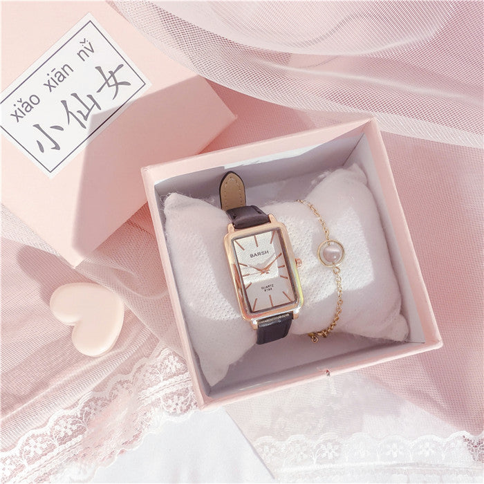 Student Korean Version Of Simple Ladies Small Exquisite Temperament Fashion Watch