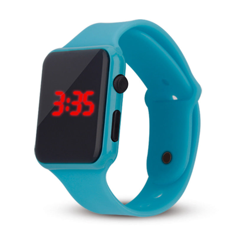 Compatible with Apple , LED kids square watch