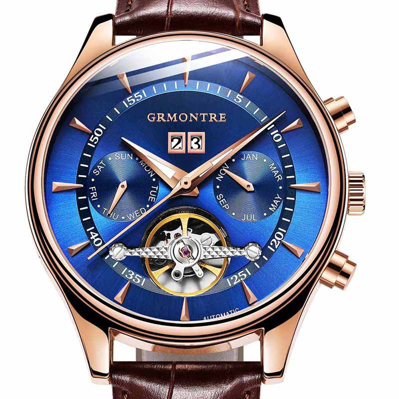 Fashion Automatic Male GRMONTRE Mechanical Watch