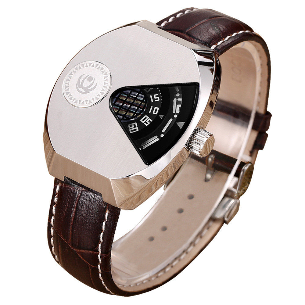 Creative non-pointer student men's waterproof watch