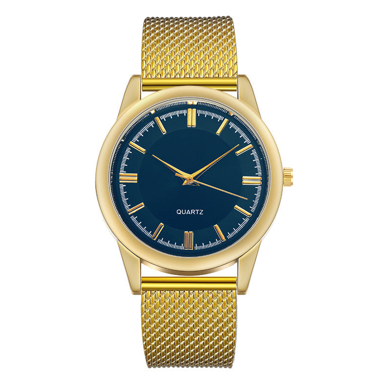 Mesh strap quartz watch