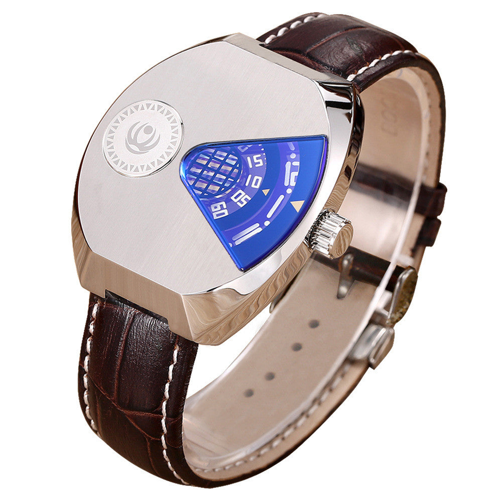 Creative non-pointer student men's waterproof watch