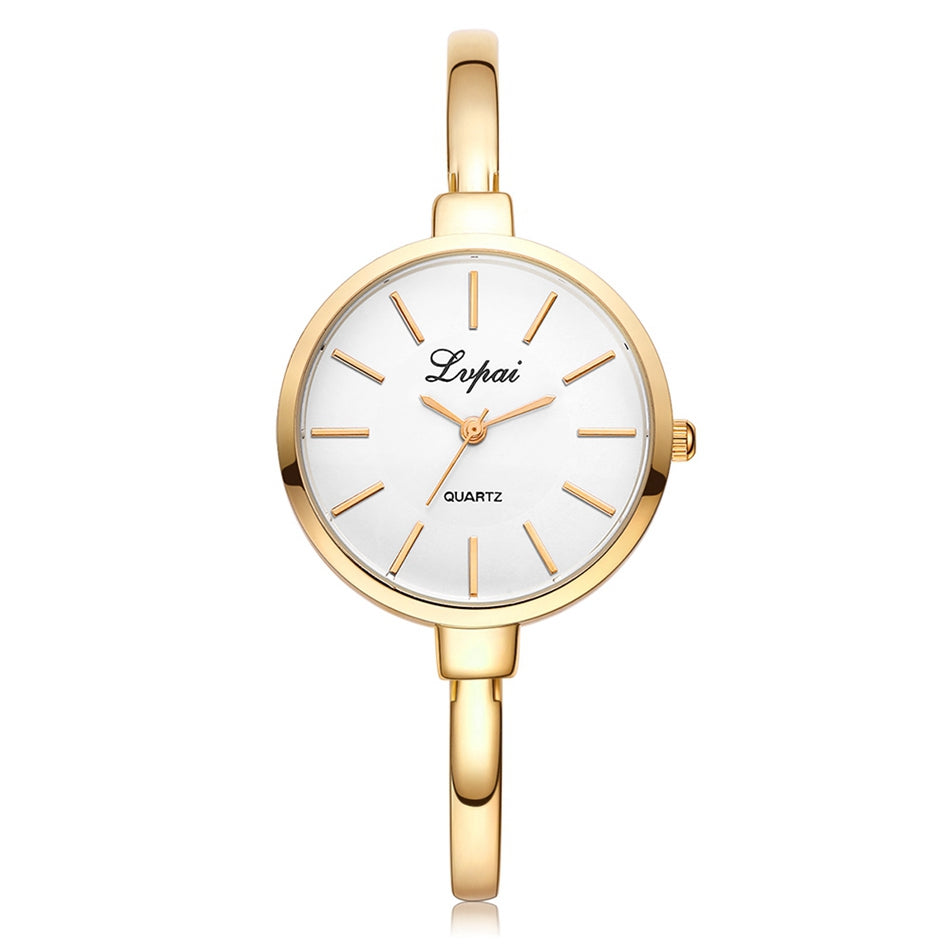 Lvpai Rose Gold Women Bracelet Watches Fashion Luxury Quartz-Watches