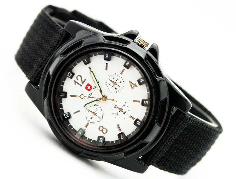 Genius Army Gemius ARMY watches foreign trade hot woven canvas strap nylon quartz ...