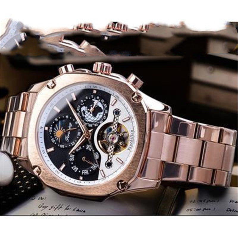 Flywheel men's automatic mechanical watch