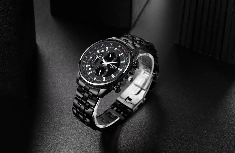 Men's Steel Belt Fashion Quartz Watch