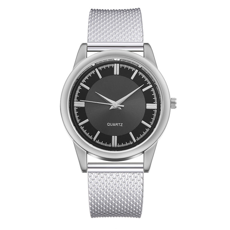 Mesh strap quartz watch
