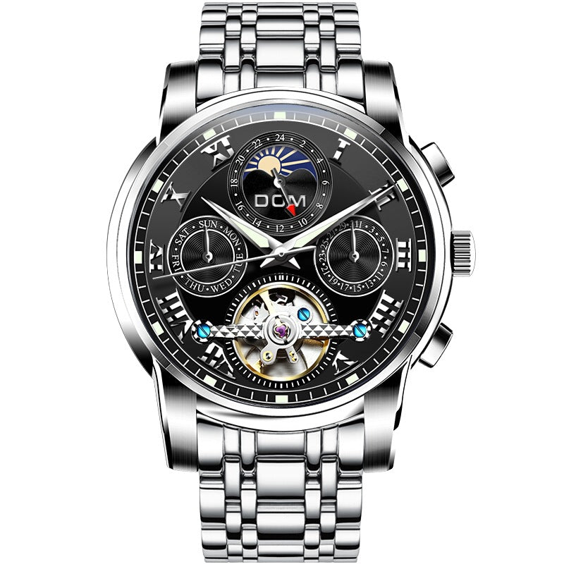 Automatic Mechanical Watch Multifunctional Hollow Luminous Men's Watch