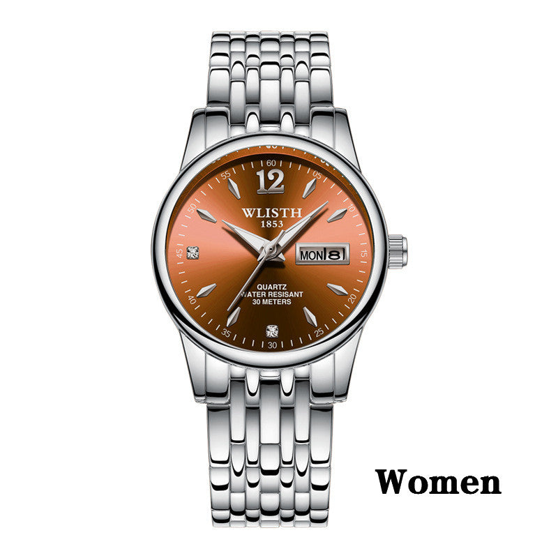 Women Dress Watch Rose Gold Stainless Steel