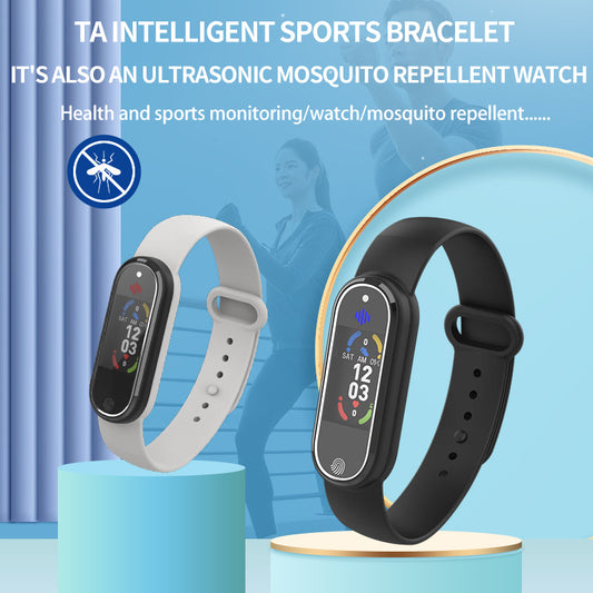 New Mosquito Repellent Bracelet Ultrasonic Insect Wristband Watch