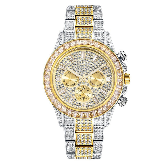 Women's Watch Disc Quartz Movement Simple Casual Business Steel Band