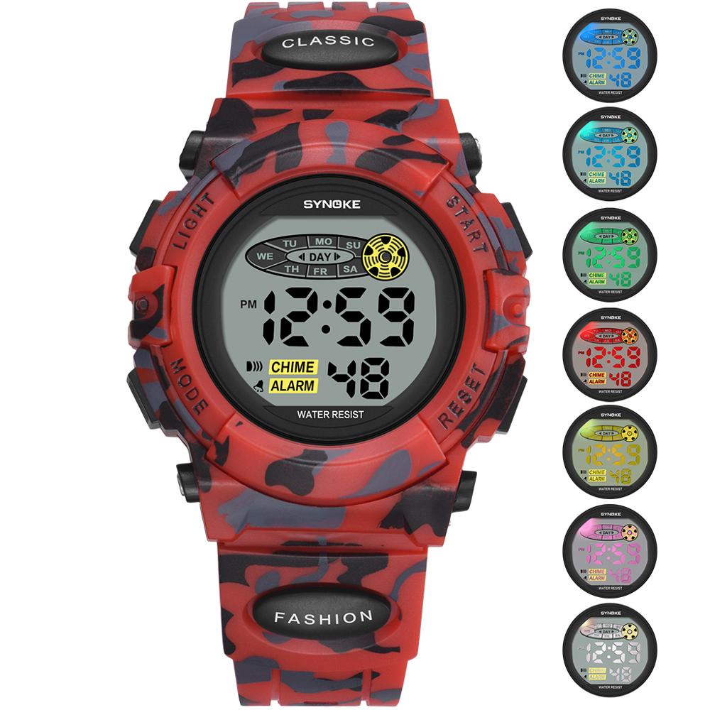 Colorful Luminous Electronic Watch For Children And Students