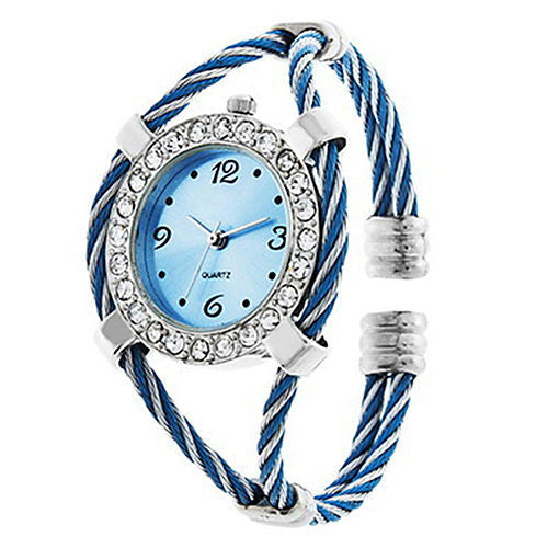 Ribbon ladies bracelet watch