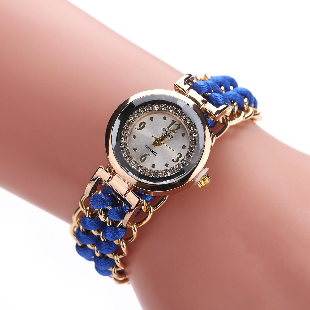 Fashion Leisure High Quality Woman Watch Women Knitting Rope Chain