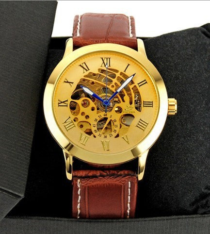 Men's Fashion Hollowed-out Automatic Mechanical Watch