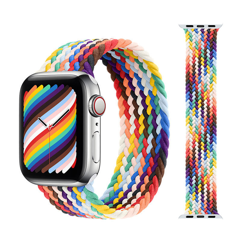 Fashion Trend New Watch Strap Elastic Single Loop Braided
