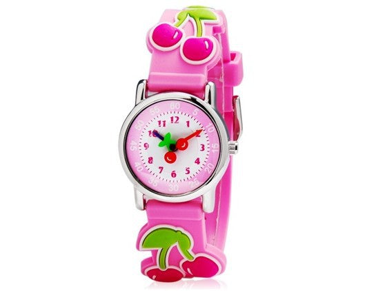 Children cartoon silicone watch