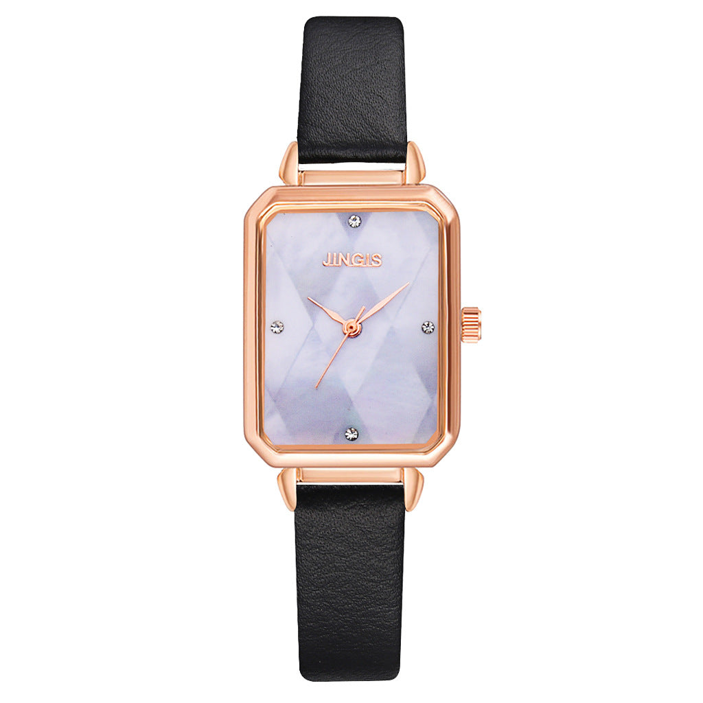 Fashion Quartz Watch Simple Classic Watch Female Niche All-match Female Watch