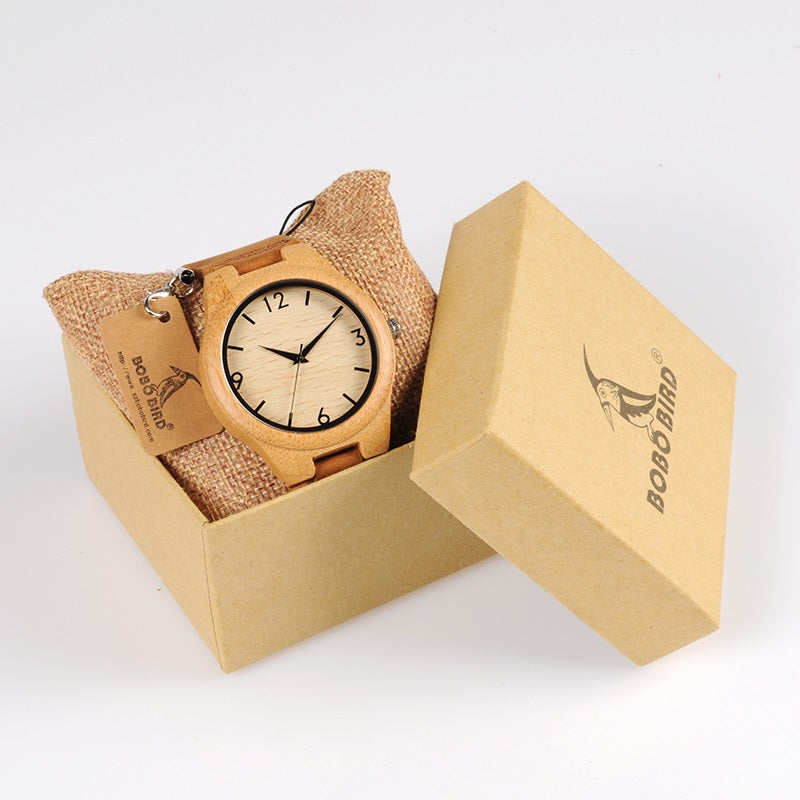 Bamboo Watch Leather Belt