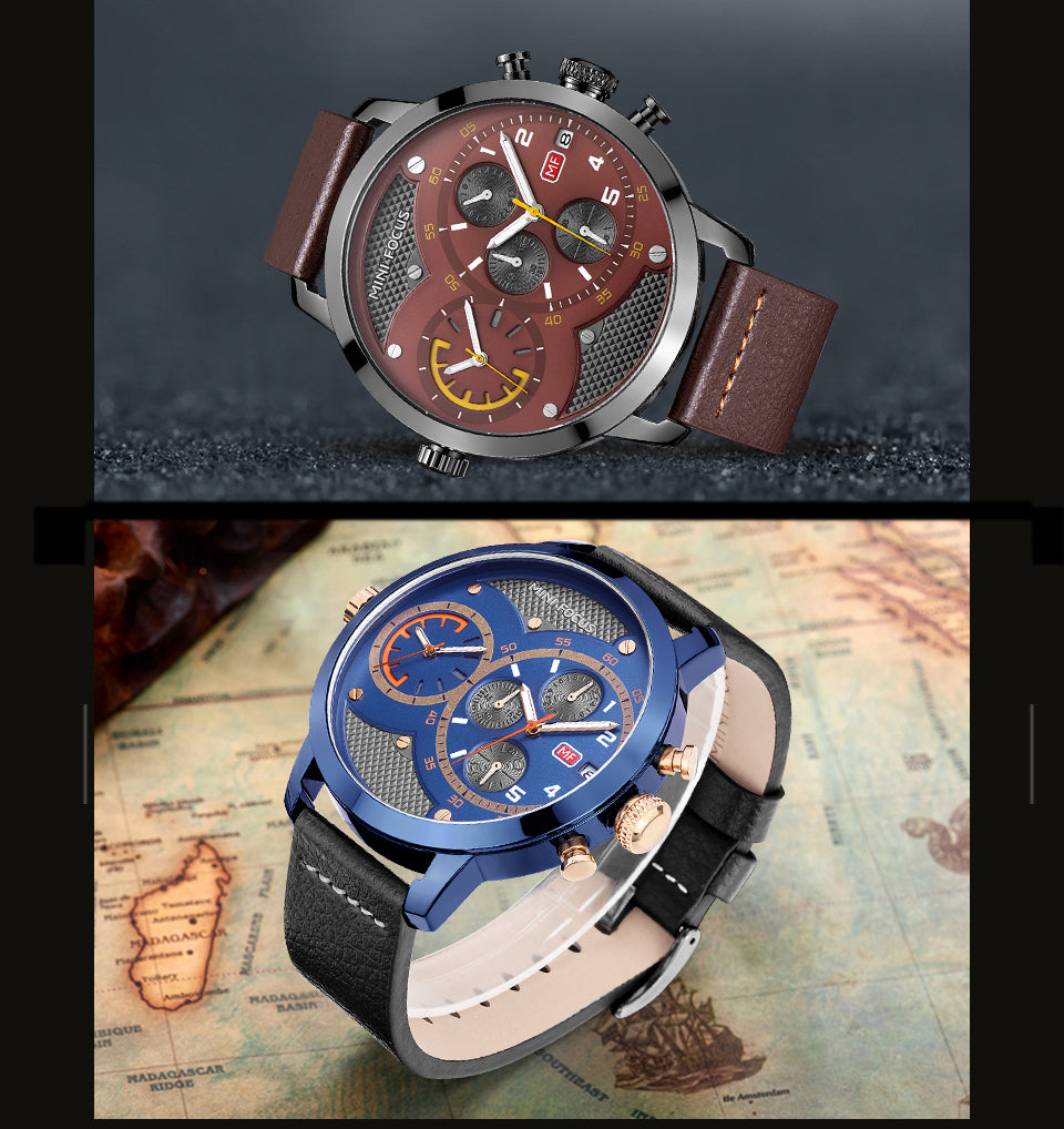 Men's Watch Personality Fashion Calendar Luminous Waterproof Strap